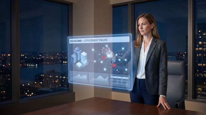 Stop Building. Start Deploying. FOCAS AMS™ Gives Small Business Owners Access to the Enterprise Stack.